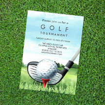 Invitation à un tournoi de golf