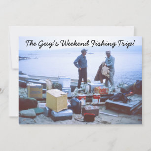 Invitation à un voyage de pêche le week-end