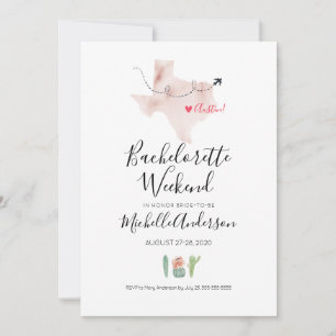 Invitation à un week-end de fête de fiançailles à