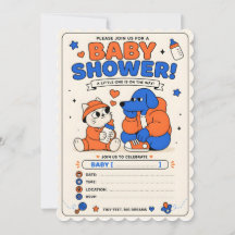 invitation à une baby shower