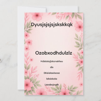 Invitation à une baby shower