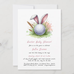 Invitation à une baby shower de Pâques