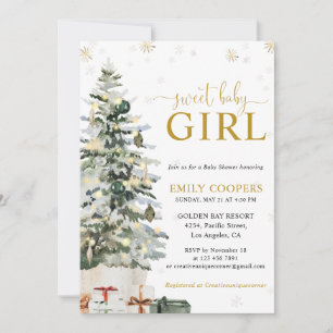 Invitation à une Baby Shower sous le thème de l'Ar