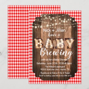 Invitation à une Baby Shower 'Un Bébé est en Route