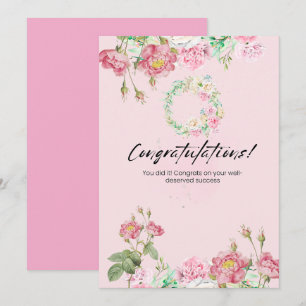 Invitation à une célébration de félicitations