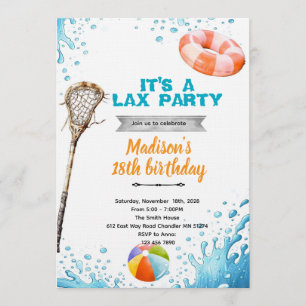 Invitation à une fête au bord de la piscine de cro