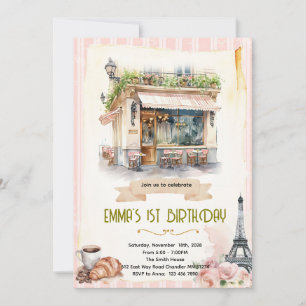 Invitation à une fête au café de Paris