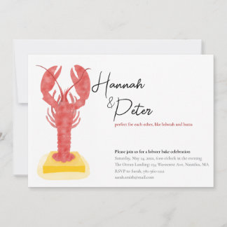 Invitation à une fête aux homards