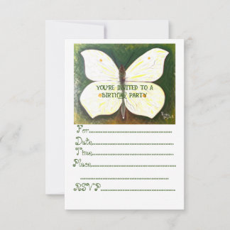 Invitation à une fête d'anniversaire