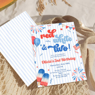 Invitation à une fête d'anniversaire de 2 ans - 4 