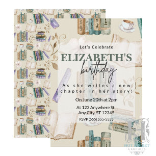 Invitation à une fête d'anniversaire de l'amoureux