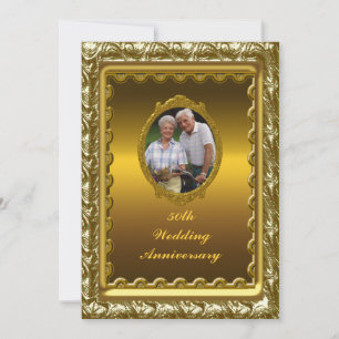 Invitation à une fête d'anniversaire de mariage de