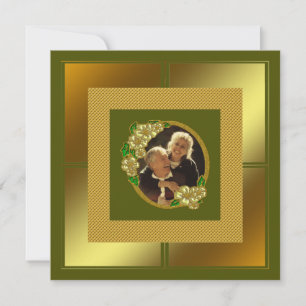 Invitation à une fête d'anniversaire de mariage de