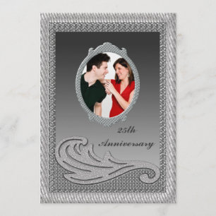 Invitation à une fête d'anniversaire de mariage de
