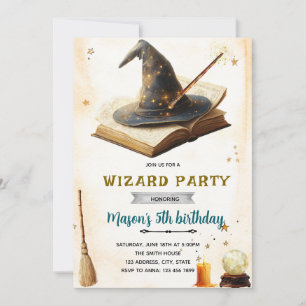 Invitation à une fête d'anniversaire de sorcière e