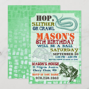 Invitation à une fête d'anniversaire de spectacle