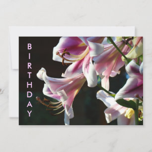 Invitation à une fête d'anniversaire ! Fleurs de l