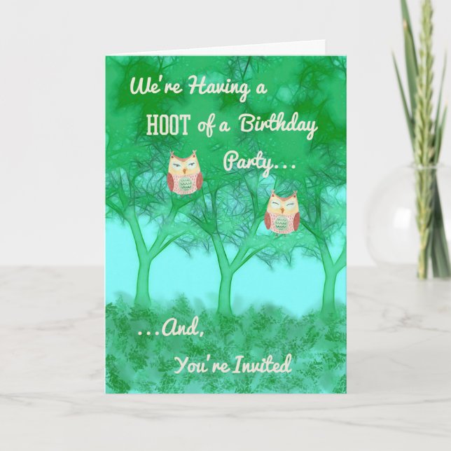 Invitation à une fête d'anniversaire pour garçon o (Devant)