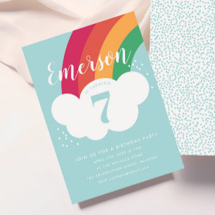 Invitation à une fête d'anniversaire pour les enfa