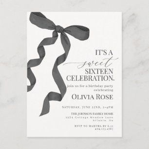 Invitation à une fête d'anniversaire pour un Sweet