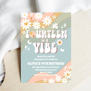 Invitation à une fête d'anniversaire rétro pour le