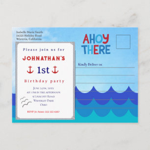 Invitation à une fête d'anniversaire sur le thème