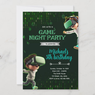 Invitation à une fête d'anniversaire VR
