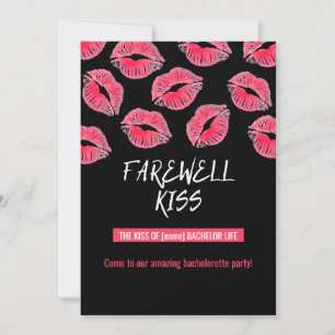 Invitation à une fête de bachelorette "Baiser d'ad