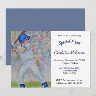 INVITATION À UNE FÊTE DE BASEBALL