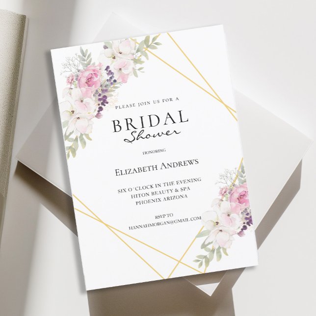 Invitation à une fête de fiançailles élégante (Créateur téléchargé)