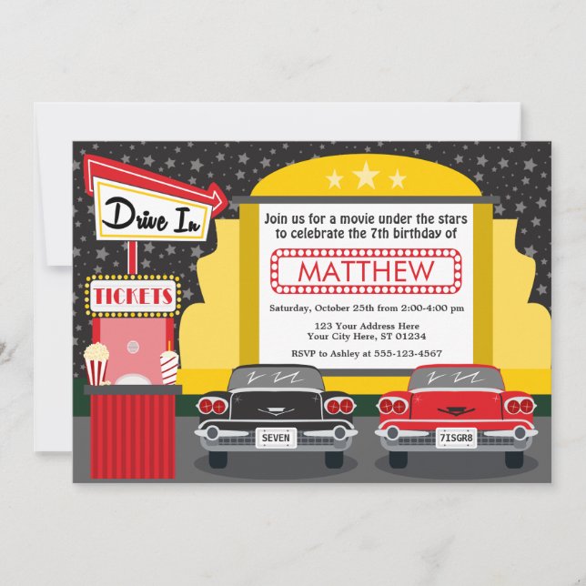 Invitation À Une Fête De Film | Film extérieur (Devant)