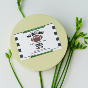 Invitation à une fête de football
