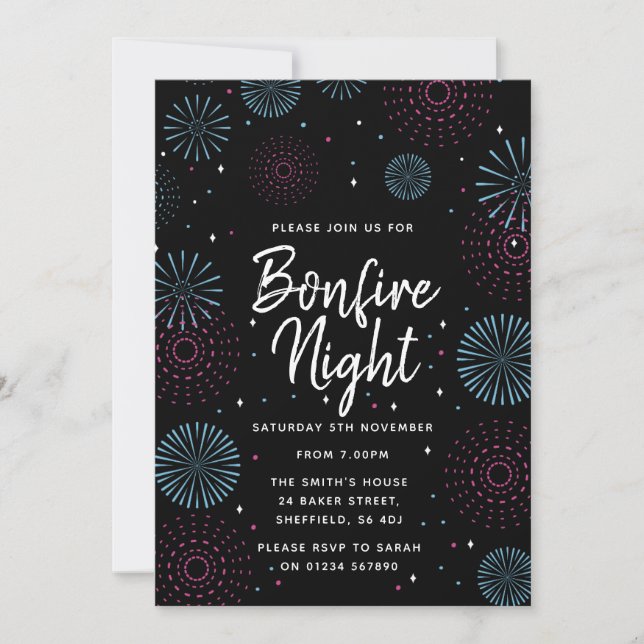 Invitation à une fête de la Nuit des Feux de Joie (Devant)