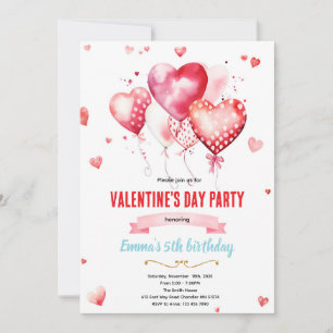 Invitation à une fête de la Saint-Valentin
