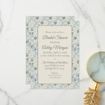 Invitation à une fête de mariage avec des fleurs d