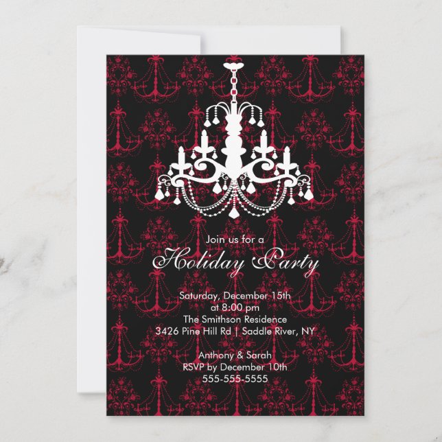 Invitation à une fête de Noël (Devant)