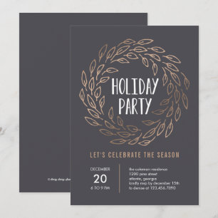 Invitation à une fête de Noël