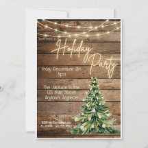 Invitation à une fête de Noël à la ferme