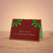 Invitation à une fête de Noël à Noël