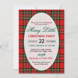 Invitation à une fête de Noël lumineuse et colorée