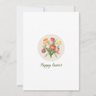 Invitation à une fête de Pâques florale