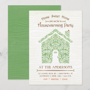 Invitation à une fête de pendaison de crémaillère