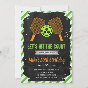 Invitation à une fête de pickleball
