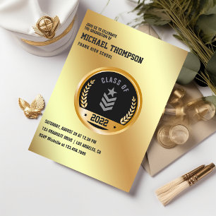Invitation à une fête de remise de diplômes sur le