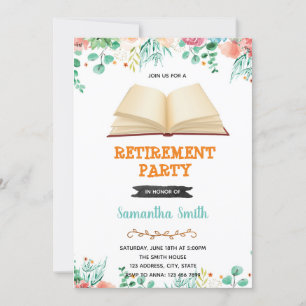 Invitation à une fête de retraite