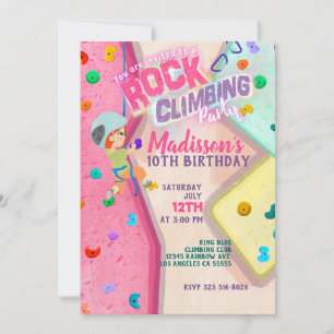 Invitation à une fête d'escalade
