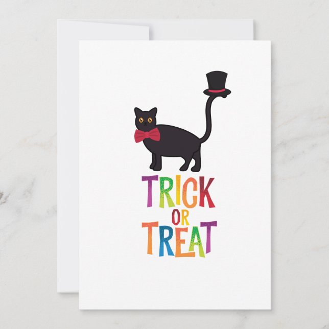 Invitation à une fête d'Halloween (Devant)