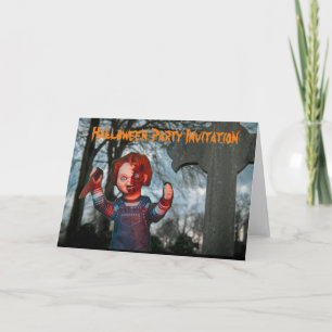 Invitation à une fête d'Halloween. Carte