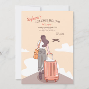 Invitation à une fête féminine à l'université