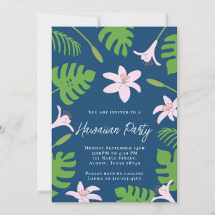 Invitation à une fête hawaïenne
